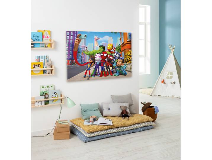 Bild Spidey & His Amazing Friends Selfie 90 x 2cm Multicolor