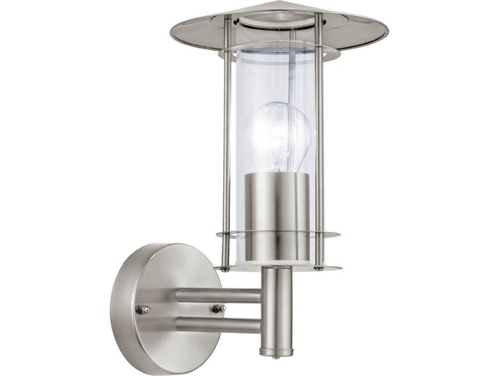 EGLO 30184, Wandbeleuchtung für den Außenbereich, Edelstahl, Glas, Edelstahl, IP44, Eingang, Garage, Garten, Terrasse, I