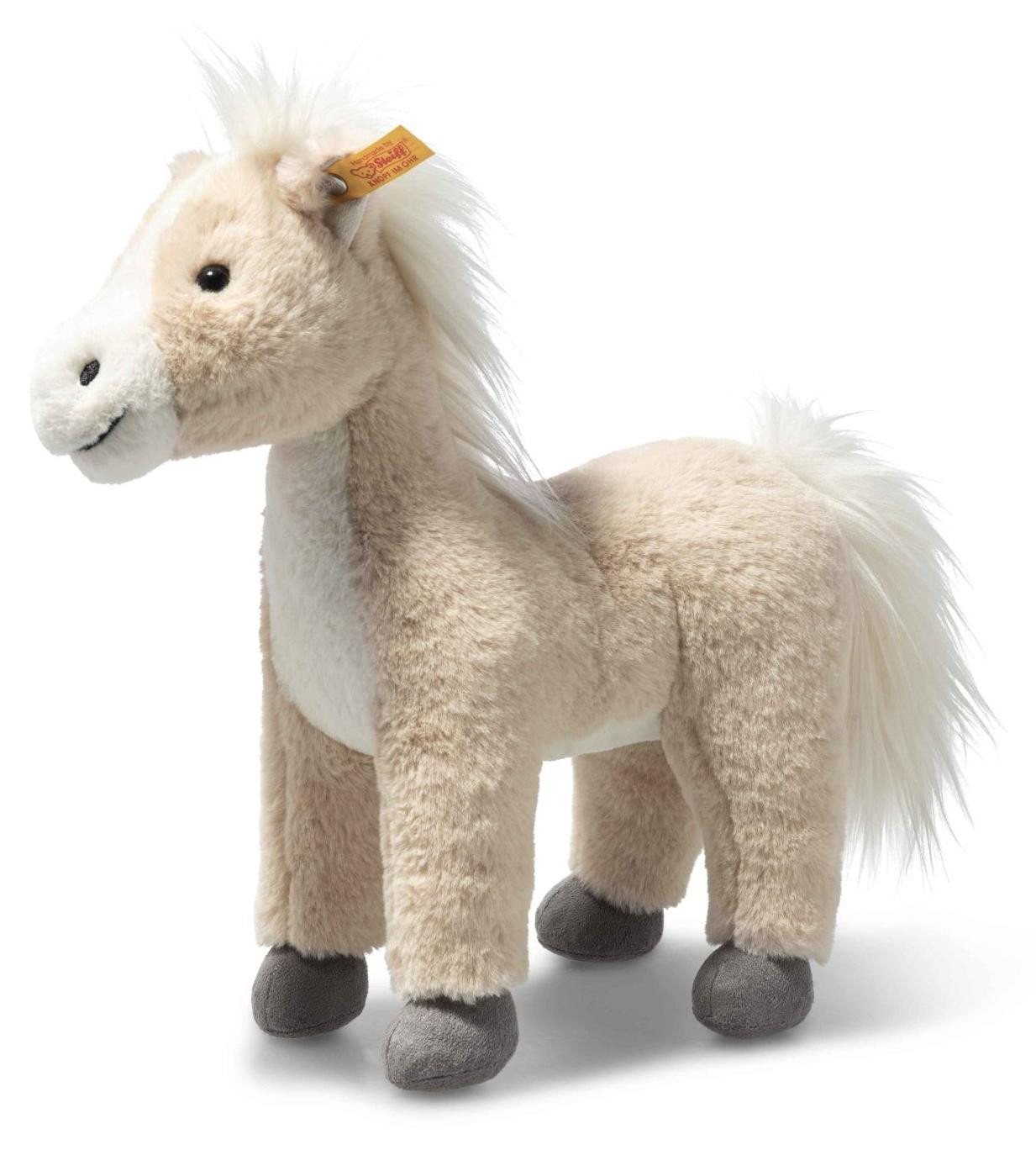 Steiff Margarete knuffelpaard blond, staand, 27 cm