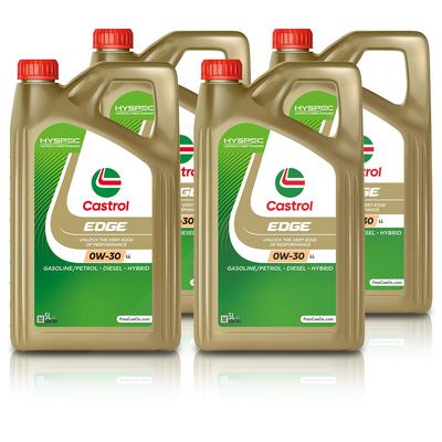 Castrol 4x 5 L EDGE 0W-30 LL [Hersteller-Nr. 15FEFC]