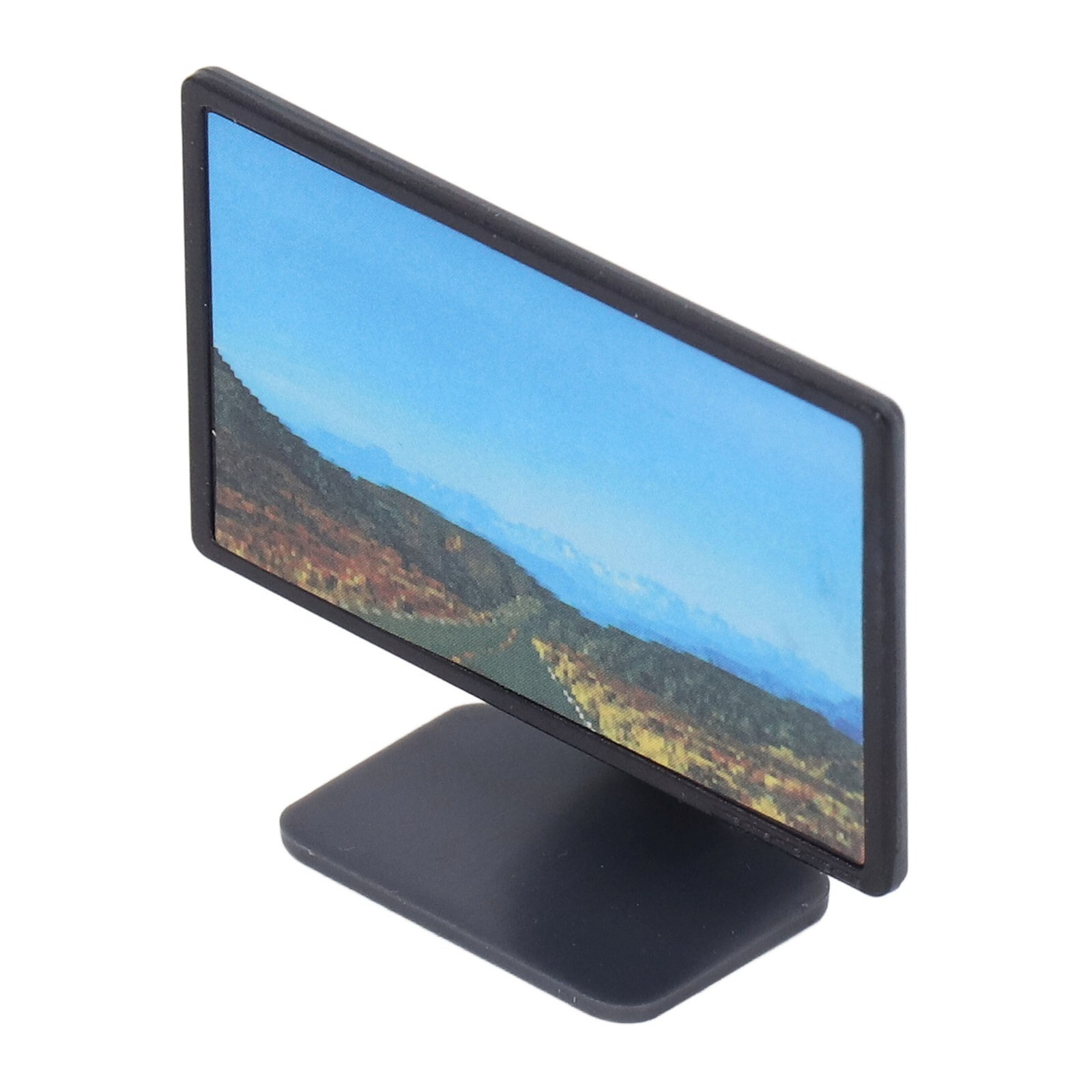 Cocosity Miniatuur TV voor poppenhuis, 1:12 schaal model speelgoed en accessoires