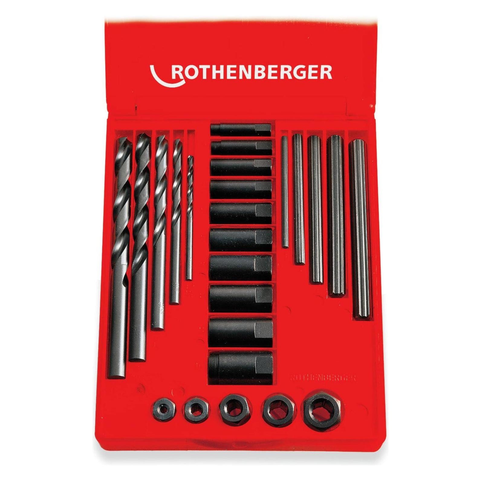 Rothenberger Gewinde-Ausdreh-Set, Gr.2, M5-M16, 25-teilig (71311)