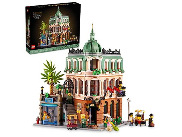 Lego Boutique-Hotel Bausatz 10297; Bauen Sie EIN detailliertes, repräsentatives Musterhotel mit Überraschungen (3.066 Teile)
