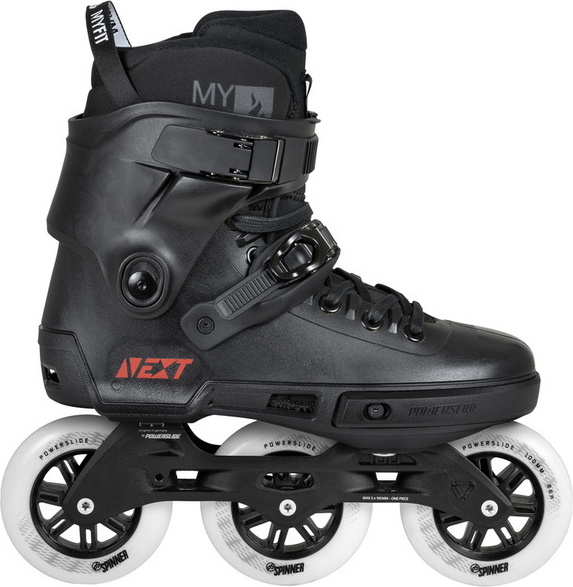 Powerslide Inline-Skates Powerslide Next Core Black 100 Trinity, 3x, 100, 36-37