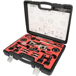 KS Tools, Fahrzeug Werkzeug, Motoreinstellwerkzeug-Satz für Audi, Seat, Skoda, Volkswagen, 23-tlg
