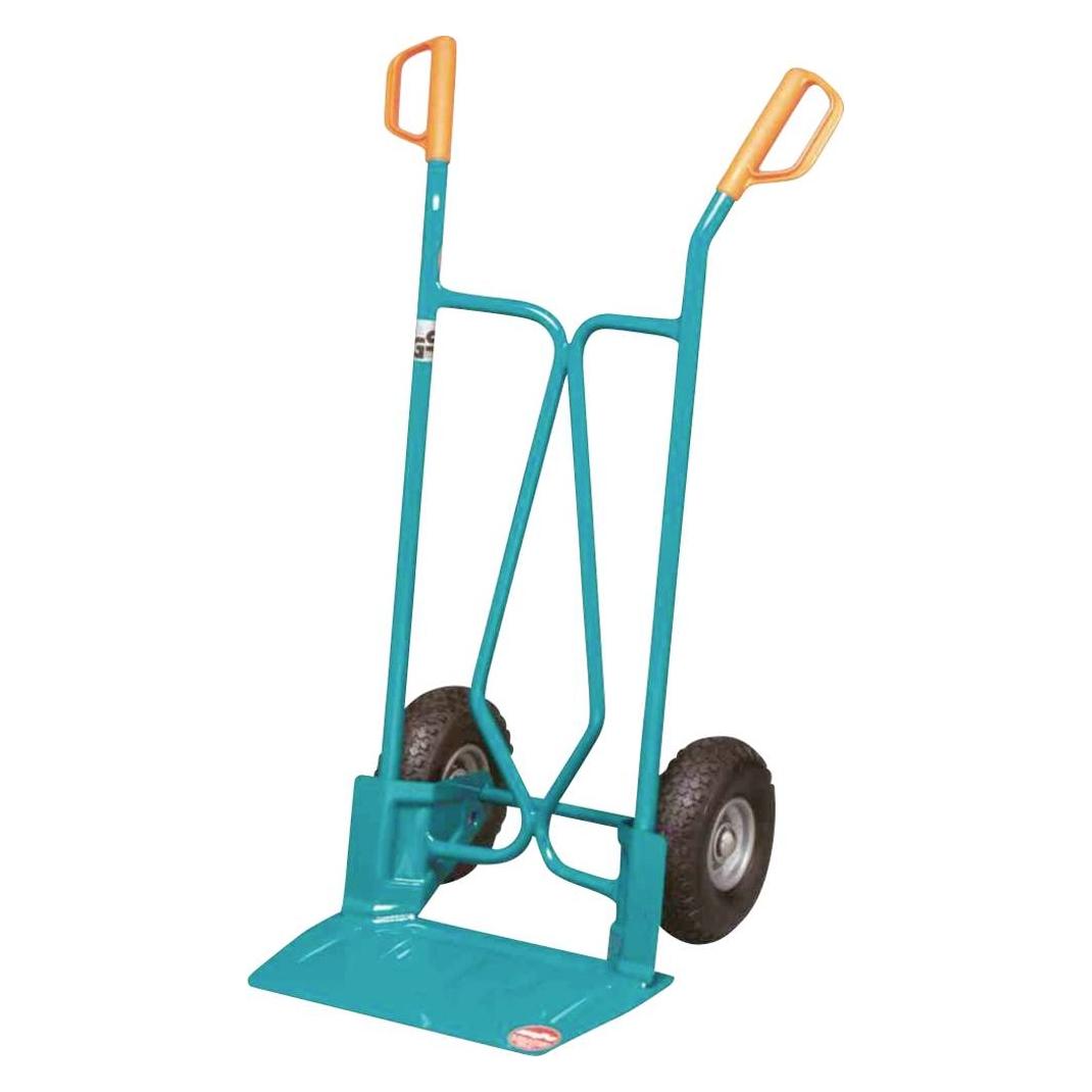 Mefro Kistenkarre, max. belastbar bis 250 kg, Bereifung: Lufträder 3.00-4 Stahlfelgen, Schlauchbereifung (250 kg) (012004)