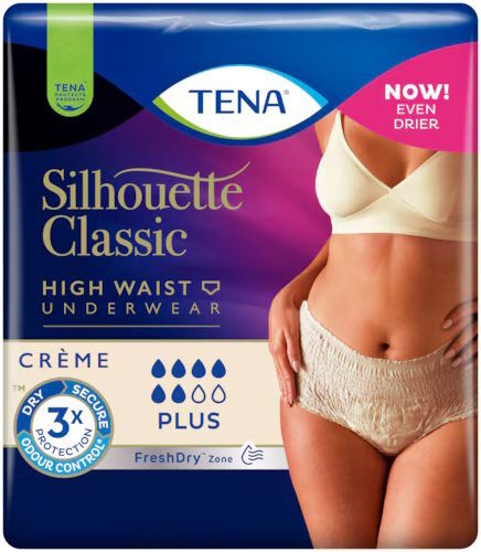 TENA Silhouette Classic Plus Highwaist Large Medicinsk udstyr 8 stk