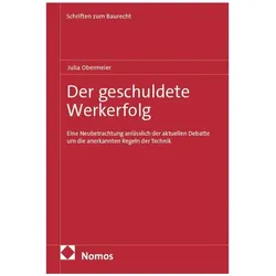 Der geschuldete Werkerfolg, Fachbücher von Julia Obermeier