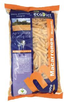 Novadiet Macarrones Integrales Ecodiet 500 gr