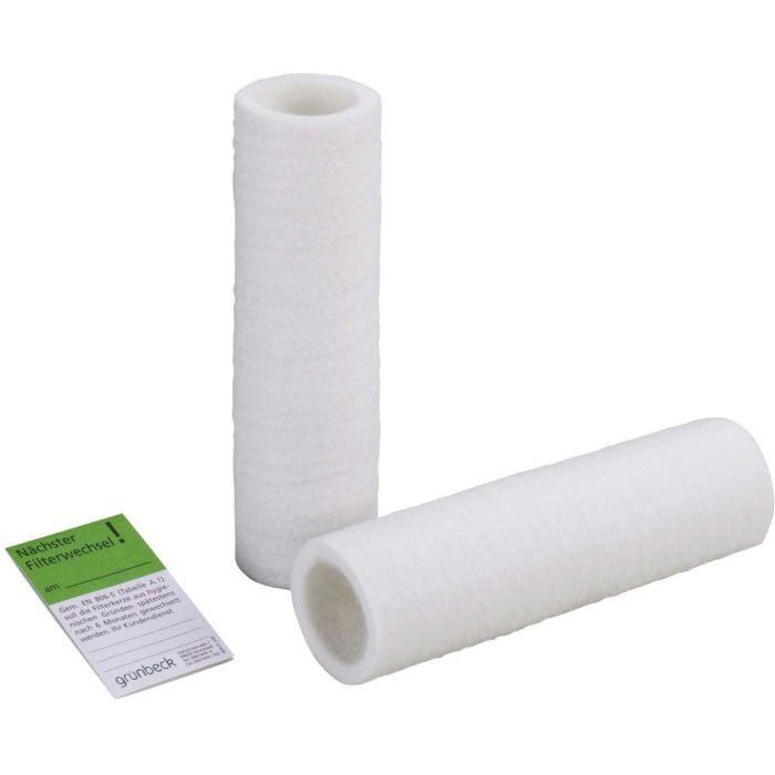 Grünbeck Ersatzfilterkerze 103075 80 µm Gr. 1 ohne Schutzglocke, 2er-Pack