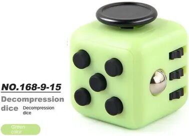 Smart Shopping Spot Infinity Stress Cube Fidget Decompression Toy For Adults & Kids black Green