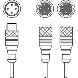 Leuze Verteilerleitung CB-M12-SC44