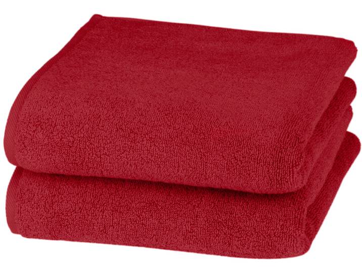 Handtücher ROSS Sensual 9000 , rot (vino), B:50cm L:100cm, Frottier, Obermaterial: 100% Baumwolle, Handtücher, Handtücher, mit Aloe-Vera-Öl veredelt