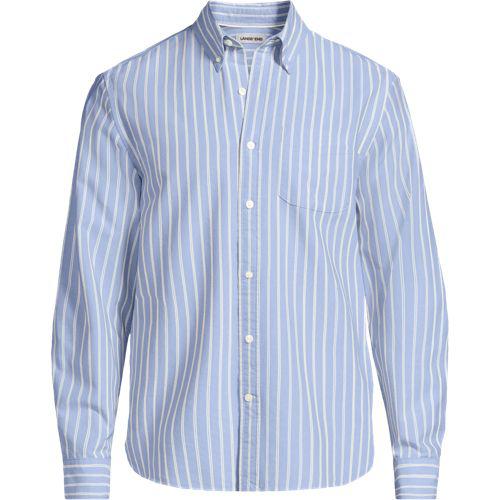 Oxford-Hemd Sail Rigger Classic Fit in Tall-Größe, Herren, size: tall, Blau, Baumwolle, by Lands' End