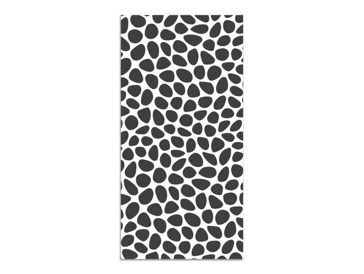 Tapis vinyle motif pavée gris 80x150cm