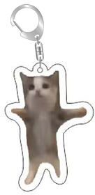 DynamicDeals Funny Cat Meme Keychain Cute Bag Charm Gift For Cat Lovers & Best Friends style 5