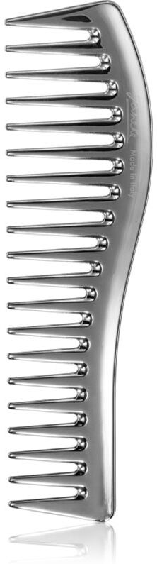 Janeke Chromium Line Wavy Comb for Gel Application peigne pour l'application de produits en gel 18,5 x 5 cm 1 pcs