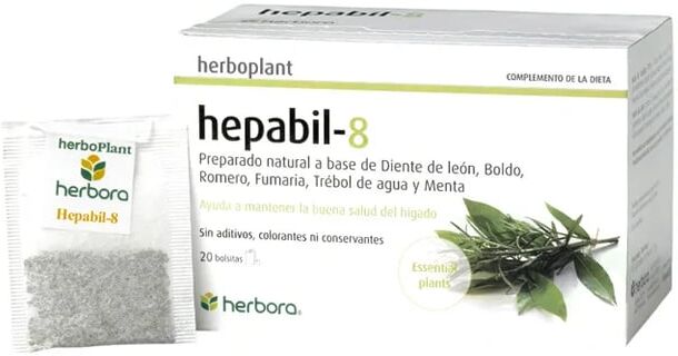 Herbora Hepabil-8 Infusões 20 Infusões