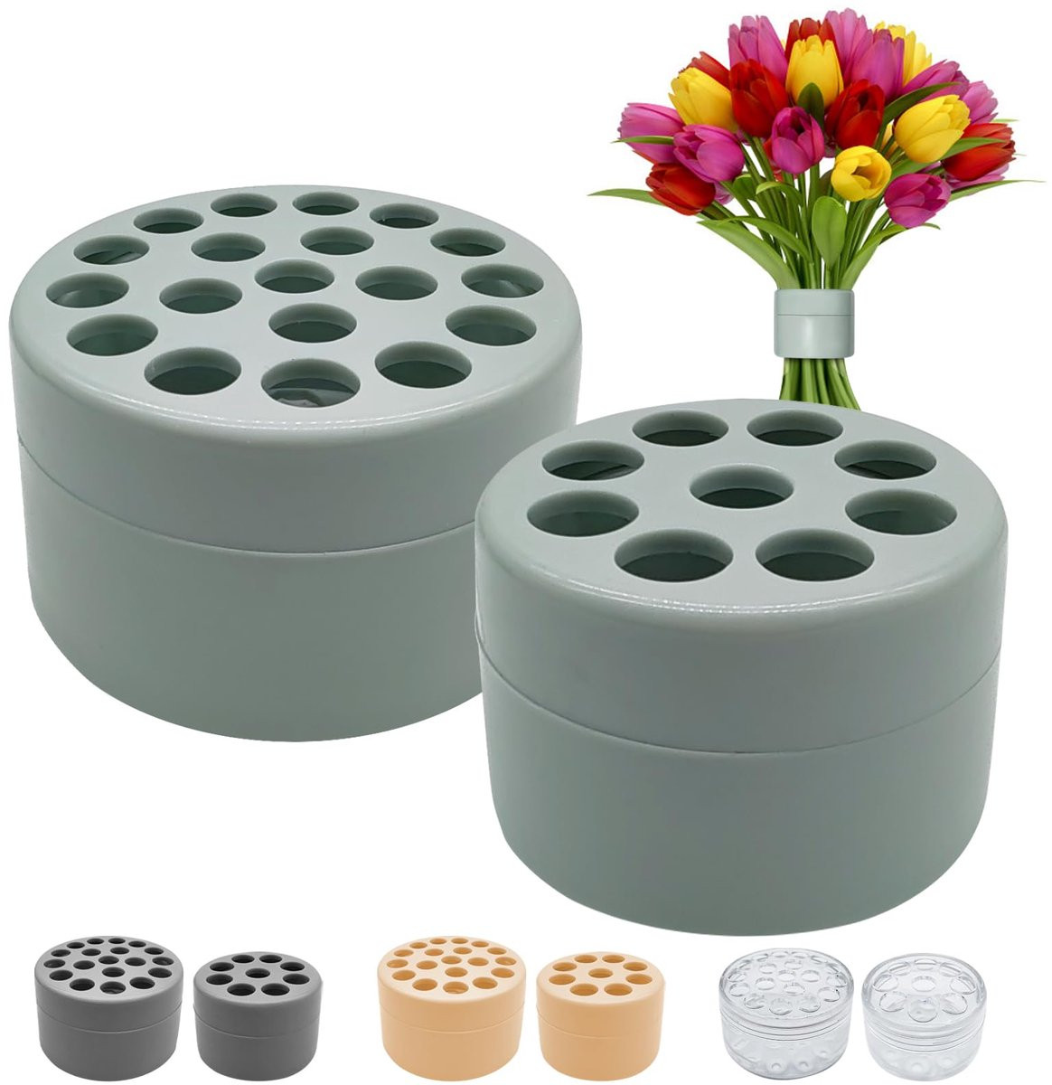 Ibenzoa Innovatieve Spiraalvormige Bloemhouder voor Perfecte Bloemstukken en Decoratie