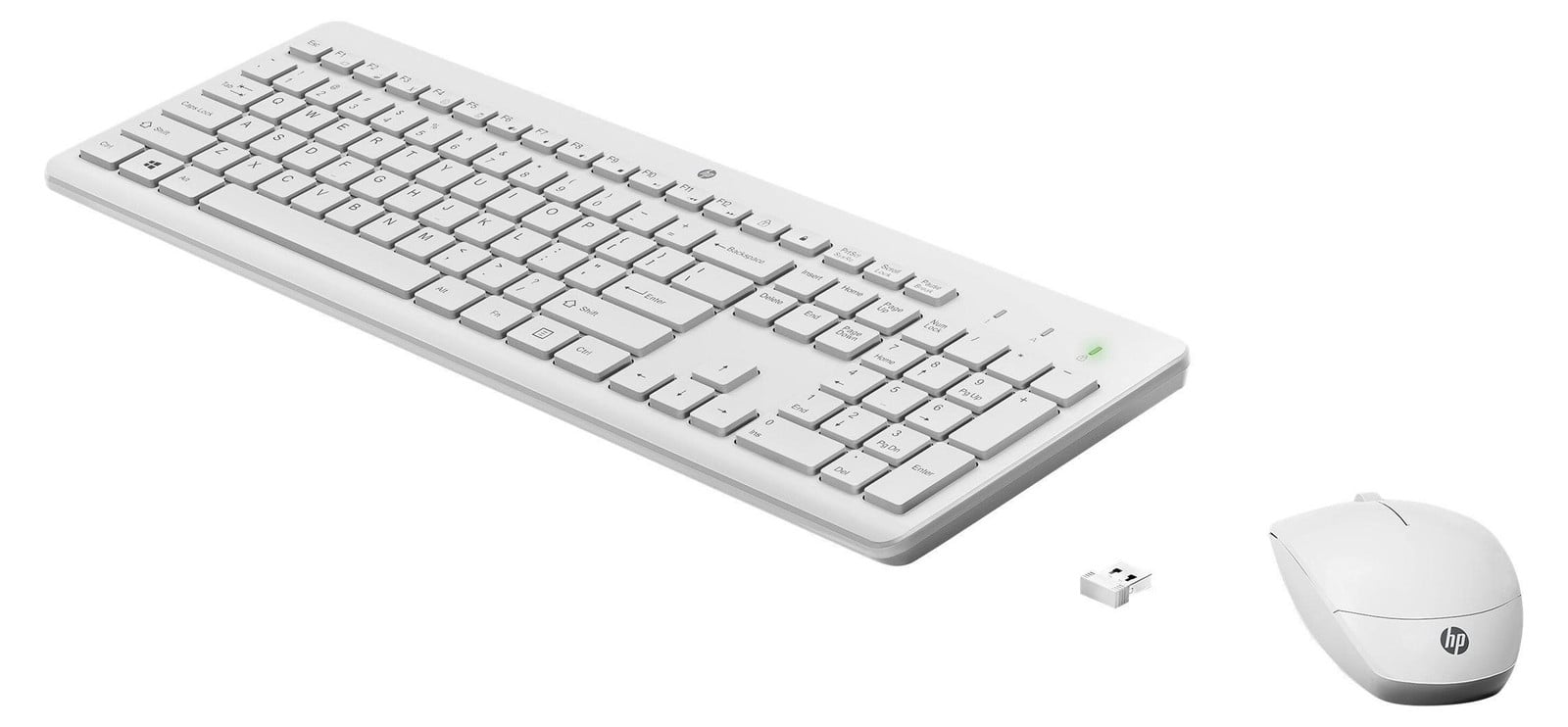 HP Draadloze Combinatie van Toetsenbord en Muis 230, Wit