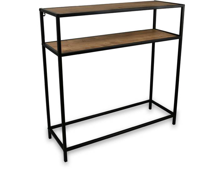 Konsolentisch MIRRORS AND MORE THEODORE , braun (natur), H:80cm, Tische, Konsolentisch