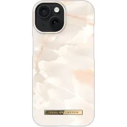 Fashion Case Cover für Apple iPhone 15 (Rose Pearl Marble)