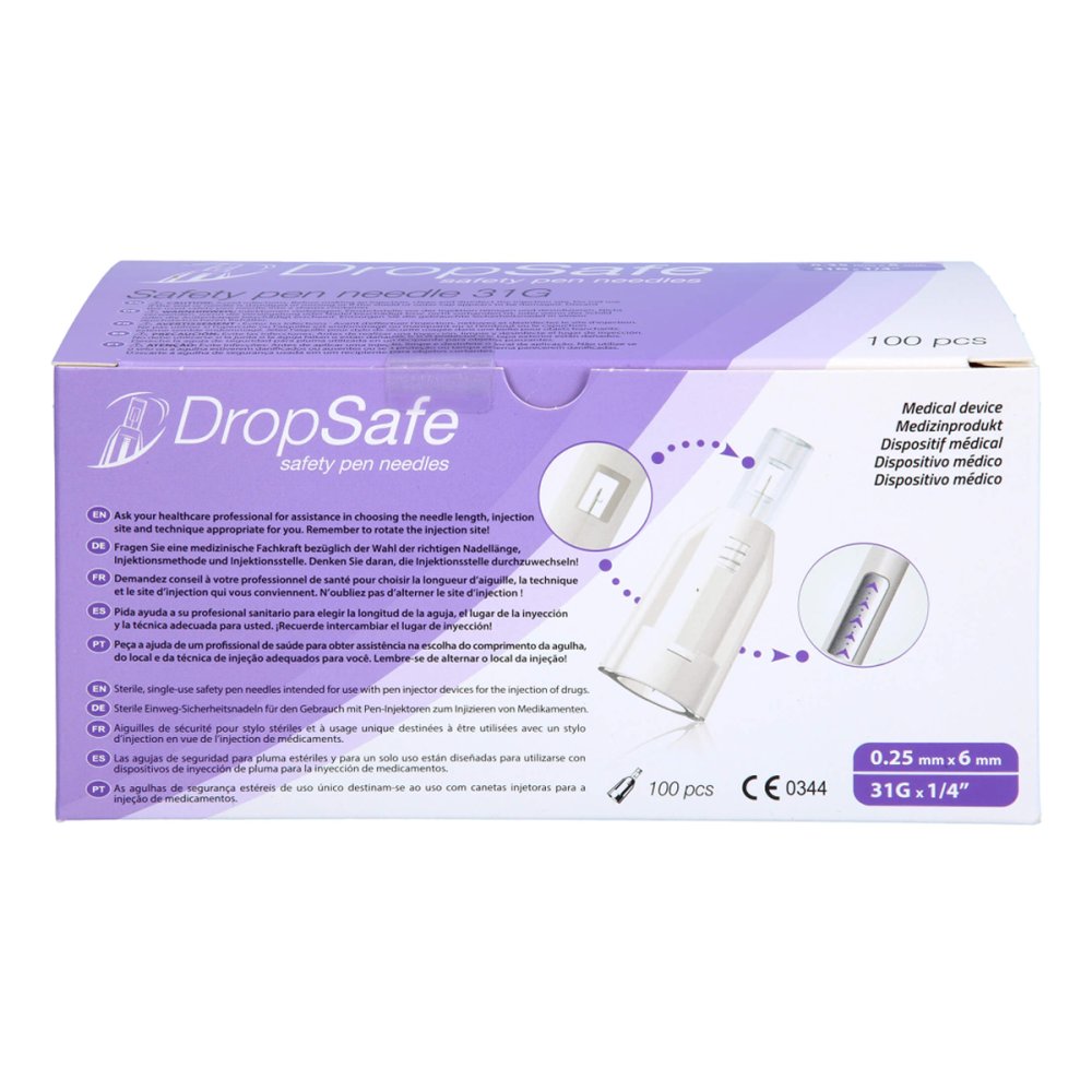 + Prisoma GmbH Sicherheits-pen-nadeln Dropsafe 31 Gx6 Mm 17627826