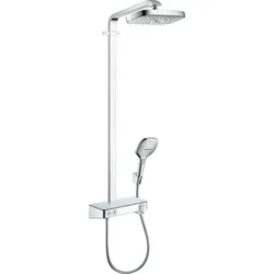 hansgrohe Raindance Select E Showerpipe 2-jet, mit Thermostat ShowerTablet Select 300, EcoSmart, chrom, 27283000