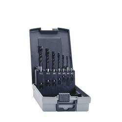 Eventus by Exact 12364 Maschinengewindebohrer-Set 7teilig metrisch M3, M4, M5, M6, M8, M10, M12 Rechtsschneidend DIN 371, DIN 376 HSS 35° RSP 1 Set