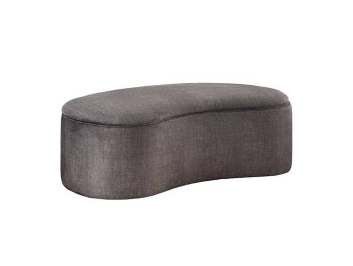 Riess Ambiente Polsterbank Elemental - 120cm - Graphit grau - Samt Stauraum montiert geliefert, hohe Belastbarkeit, hoher Komfort, modernes Design, vielseitig einsetzbar, angenehme Haptik
