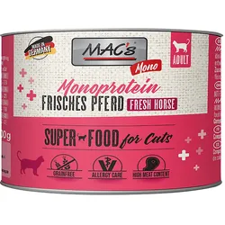 MAC ́s CAT Monoprotein Frisches Pferd 6x200 g