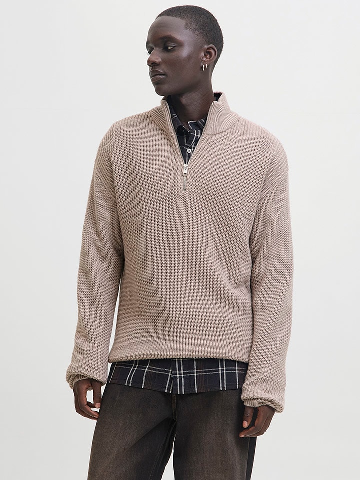 Jack & Jones Pullover "Kaito" in Beige - XL