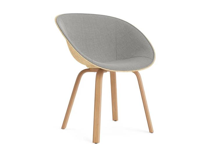 Normann Copenhagen Mat Armchair Armlehnstuhl mit Vorderpolsterung Remix 133-hemp-beech
