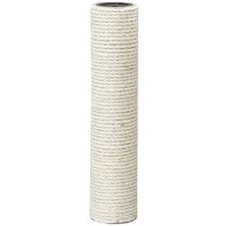 EBI Kratzstamm für Katzen aus Sisal m10 (35 cm, Beige), Katzenbaum
