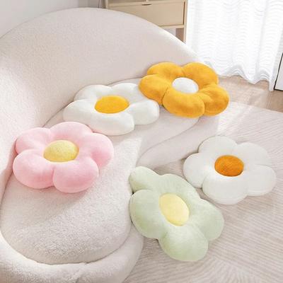 Uplifted Goods 21.6 X 17.7 Inch Cartoon Character Plush Chair Cushion 15.7in Random Flower