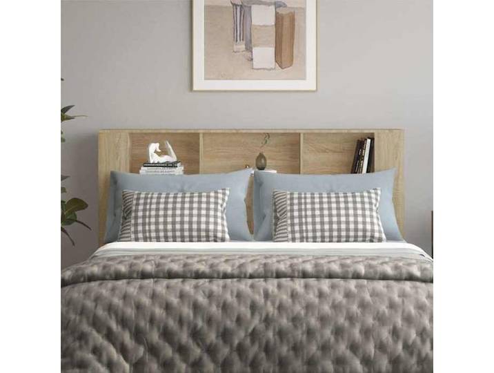 Top sélection  Armoire de tête de lit - ECOHOME - Chêne sonoma 180 x 18 5 x 104 5cm - 4371