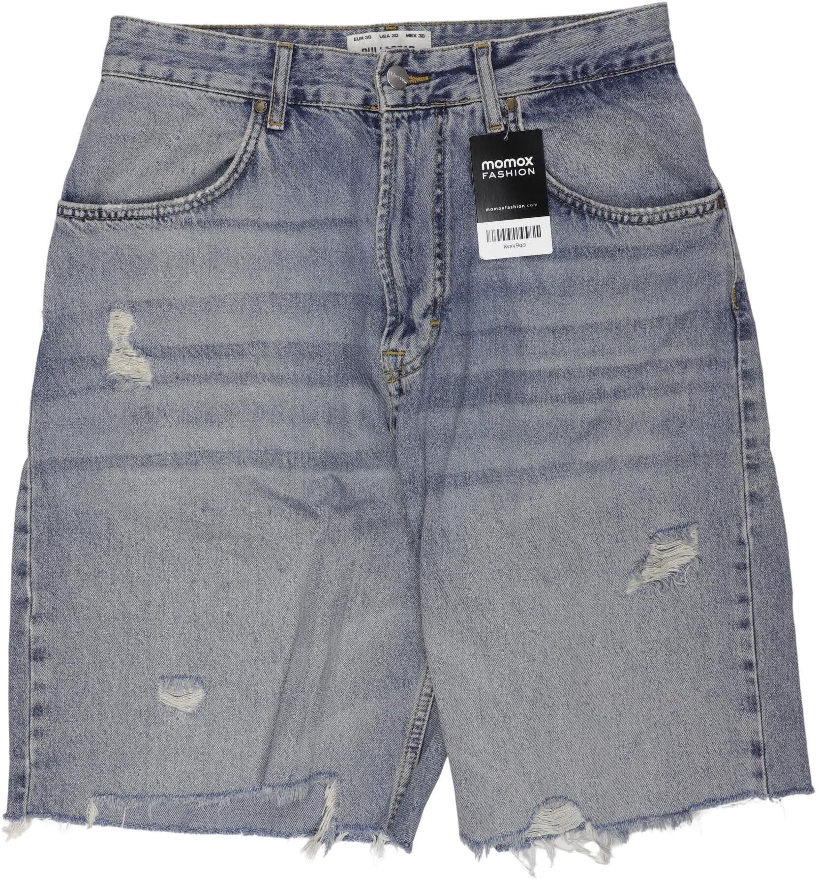Pull & Bear Herren Shorts, Hellblau, Gr. W30, Baumwolle - Second Hand