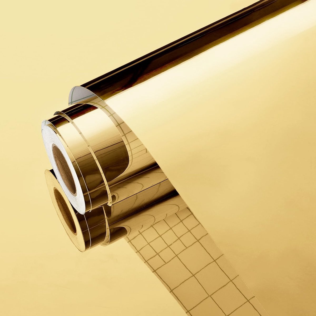 Yullpaper Spiegelfolie Goud Zelfklevend Afwasbaar Vinylbehang