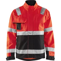 Blakläder® High Vis Jacke High Vis Orange/Mittelgrau 4064 1811 - high vis rot/schwarz - 3XL