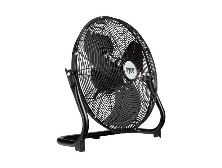 Ayce Industrie-Bodenventilator Schwarz ⌀ 40 cm