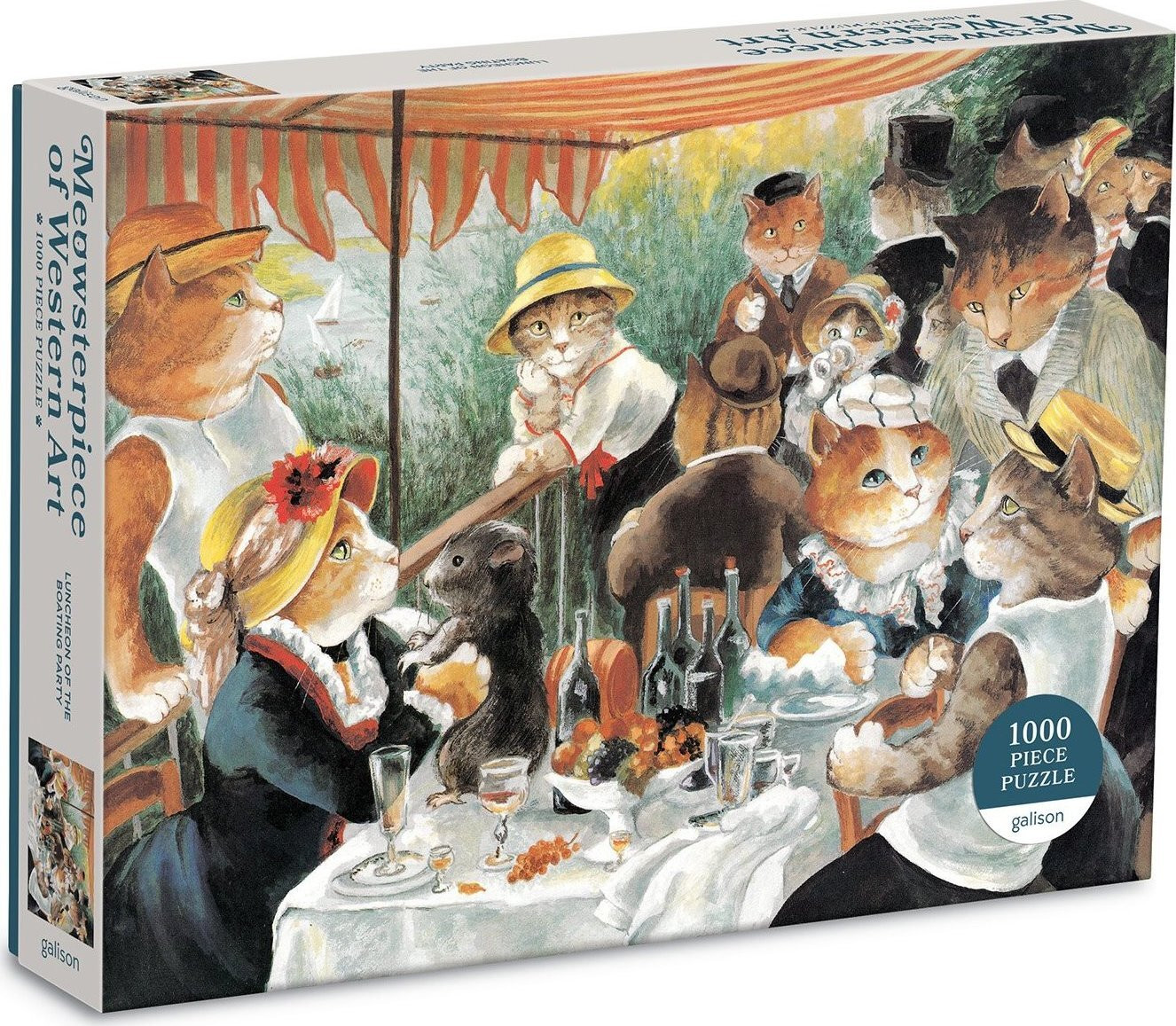 Lunch van de zeilbootpartij - Westerse kunst