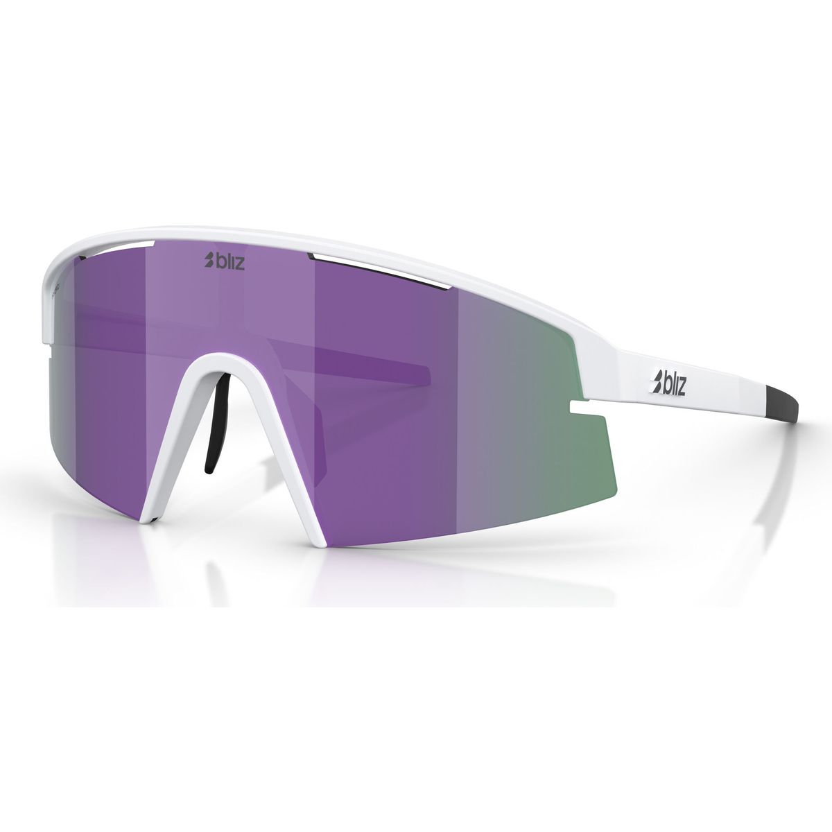 Bliz P006s matte white smoke w purple mirror (70230736) 0ZB7023-70230736