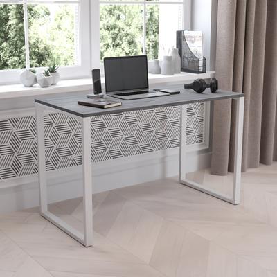 Flash Furniture "Commercial Grade Industrial Style Office Desk - 47"" Length"