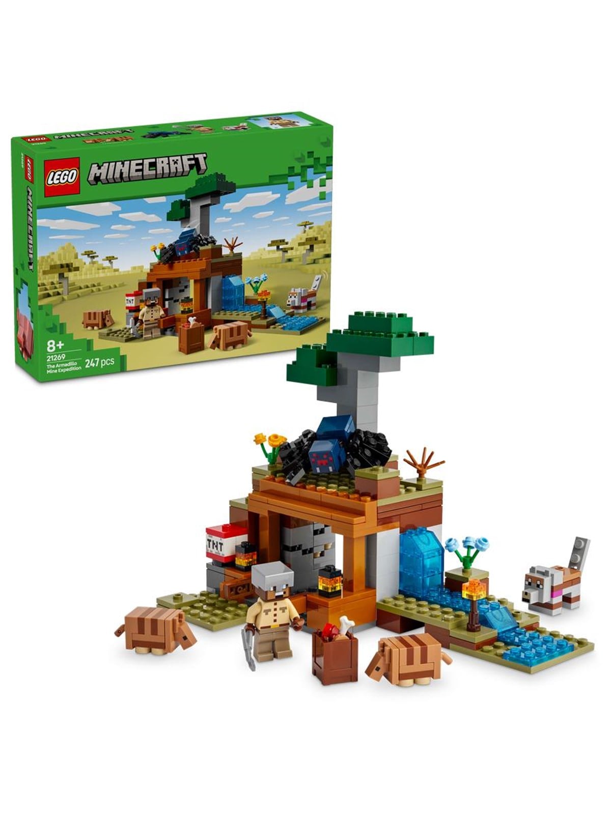 LEGO Minecraft 21269 Die Expedition zur Gürteltiermine