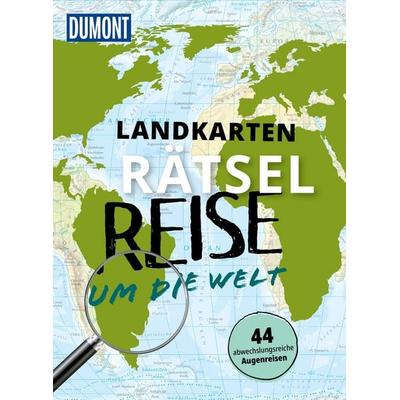 Landkarten-Rätselreise um die Welt, Taschenbuch von Nadine Ormo,Michael Laufersweiler, MairDuMont