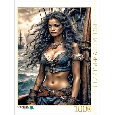 CALVENDO Puzzle Der Mastkorb ist Deirdre's Revier. Sie liebt die endlose Weite. | 1000 Teile Lege-Größe 64x48cm Foto-Puzzle für glückliche Stunden