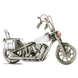 Hinz & Kunst, Deko Figuren + Skulpturen, 2015 - Motorrad mit Satteltasche