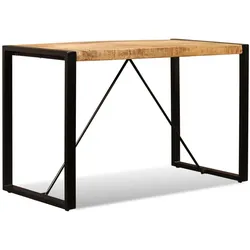 vidaXL Esstisch Rohes Mangoholz 120 cm Modell Industrial Atlas