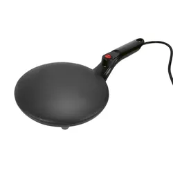 GourmetMaxx Crêpes Maker  19162 , schwarz , Metall,Aluminium,Kunststoff , Maße (cm): B: 9 H: 25,7 T: 44.0