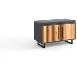 Elfo Garderobenbank Stella Holz Braun Eiche